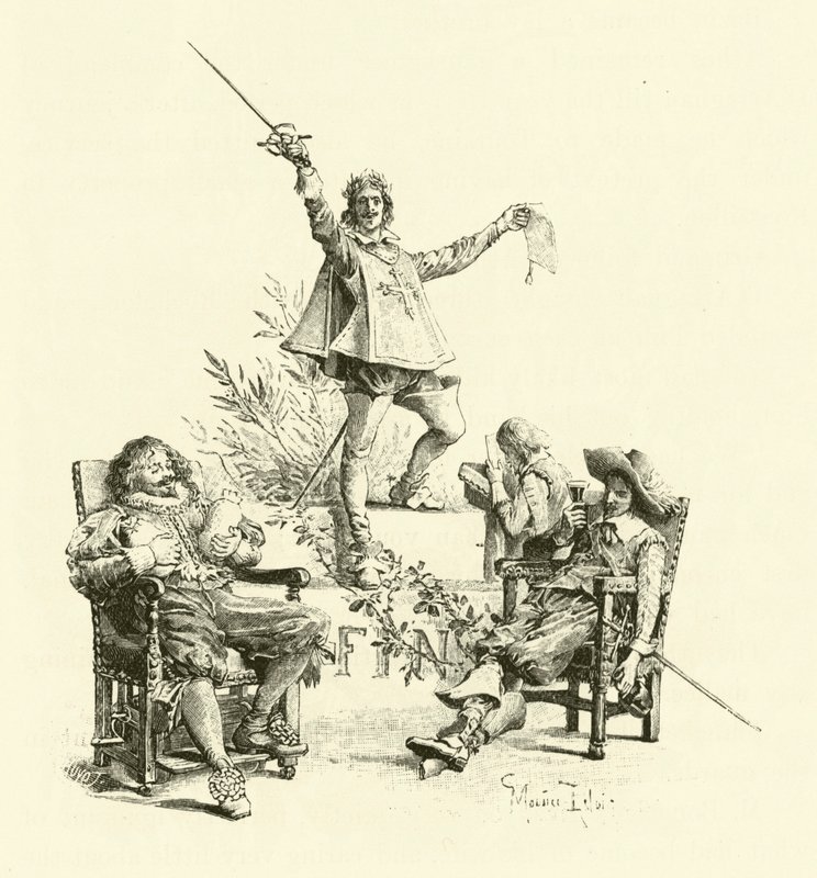 Illustration pour Les Trois Mousquetaires - Maurice Leloir
