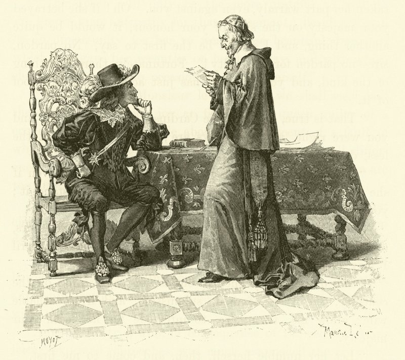 Illustration pour Les Trois Mousquetaires - Maurice Leloir