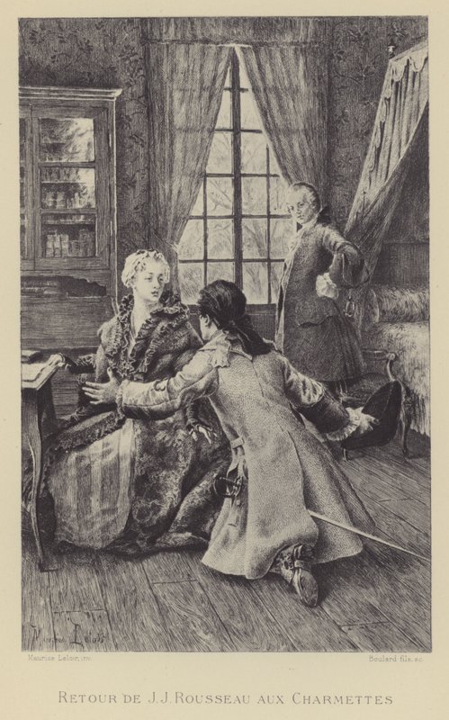 Retour de Jean-Jacques Rousseau aux Charmettes - Maurice Leloir