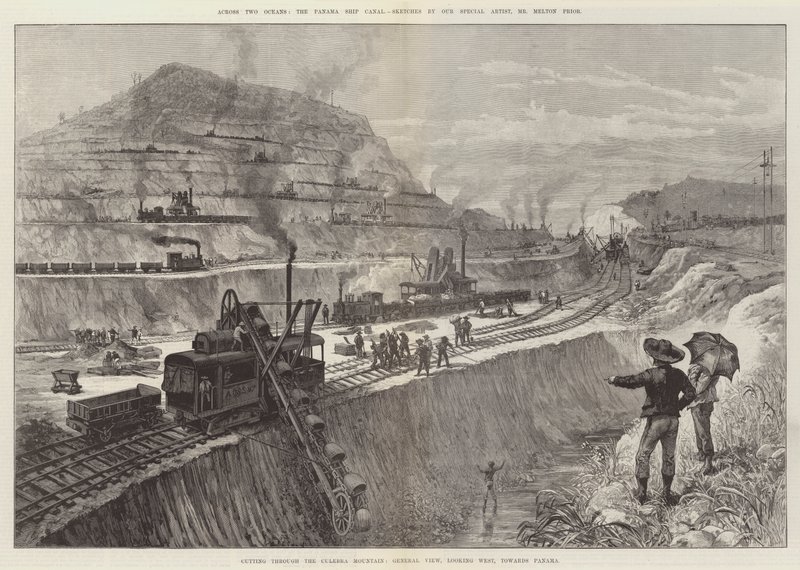 À travers deux océans, le canal de Panama - Melton Prior