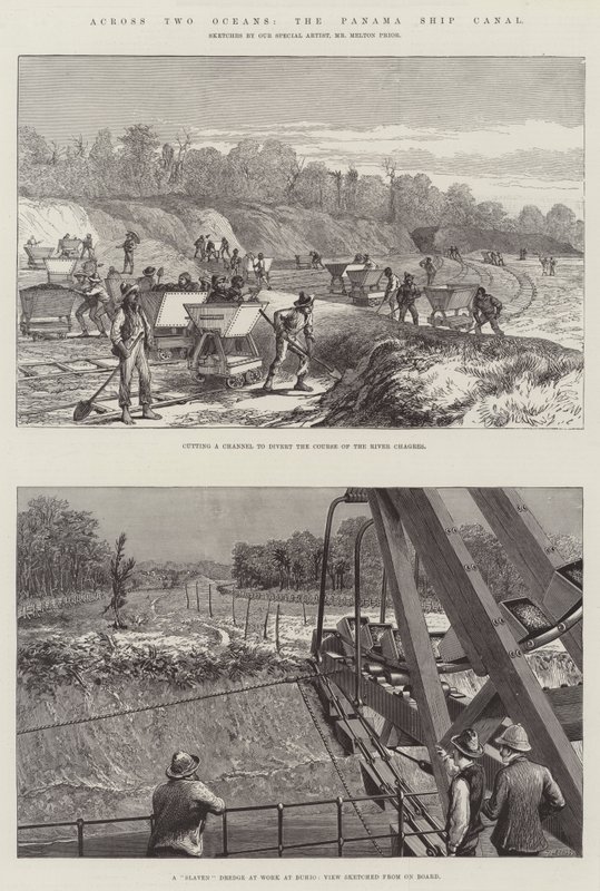 À travers deux océans, le canal de Panama - Melton Prior