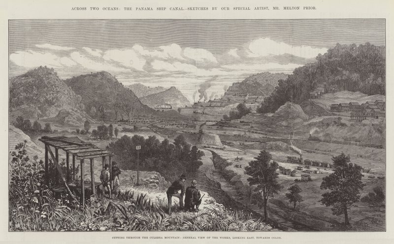 À travers deux océans, le canal de Panama - Melton Prior