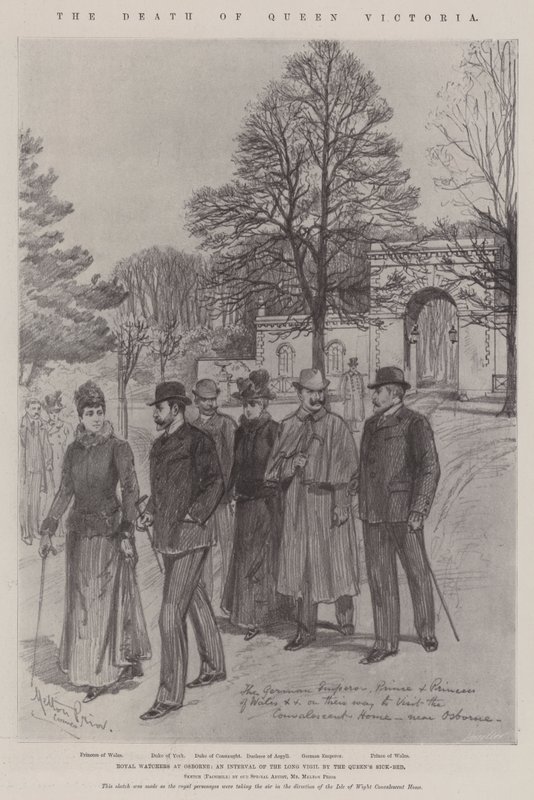 La mort de la reine Victoria - Melton Prior