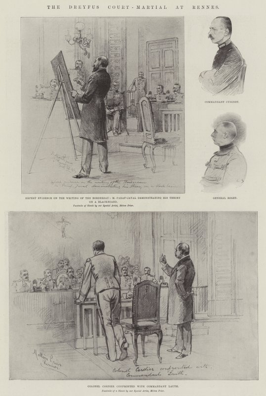 Le Conseil de Guerre de Dreyfus à Rennes - Melton Prior