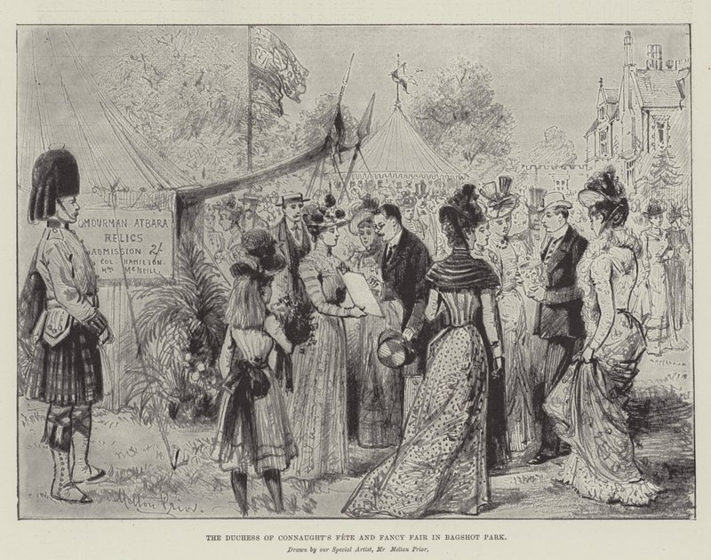 La fête et la foire de fantaisie de la duchesse de Connaught à Bagshot Park - Melton Prior