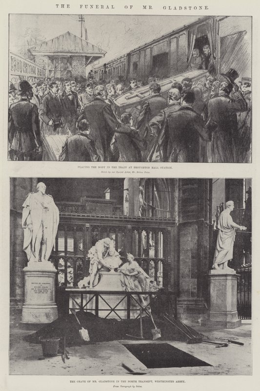 Les funérailles de M. Gladstone - Melton Prior