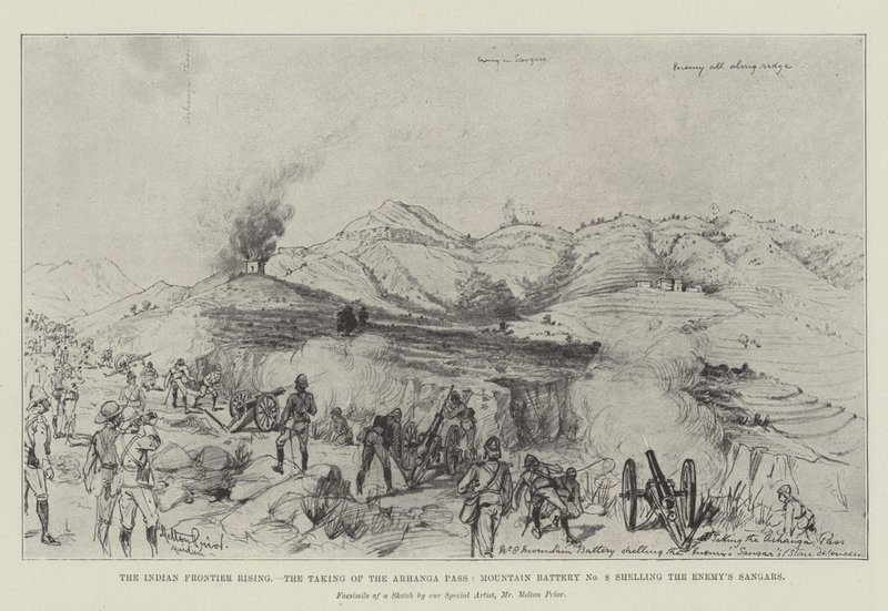 Le soulèvement de la frontière indienne, la prise du col d