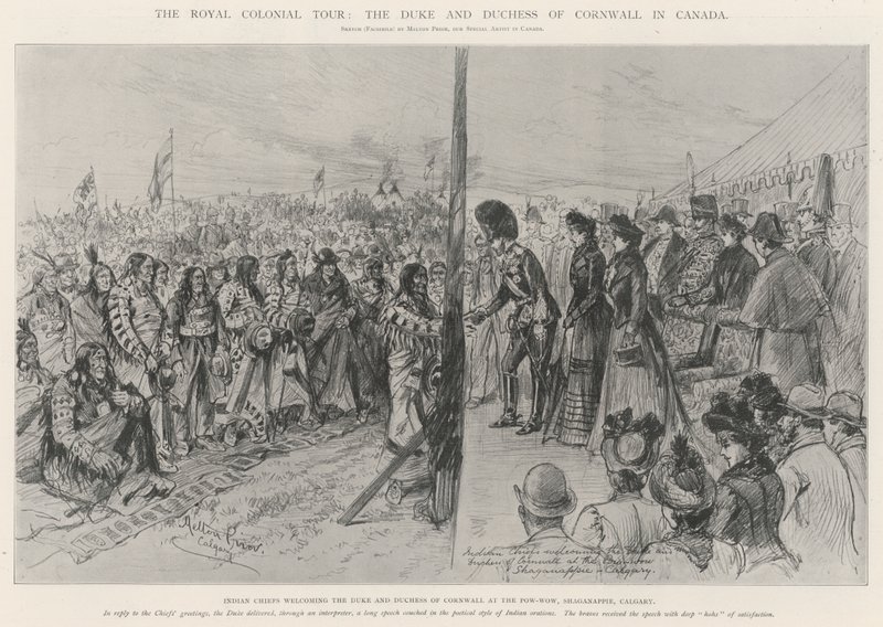 La tournée coloniale royale, le duc et la duchesse de Cornouailles au Canada - Melton Prior