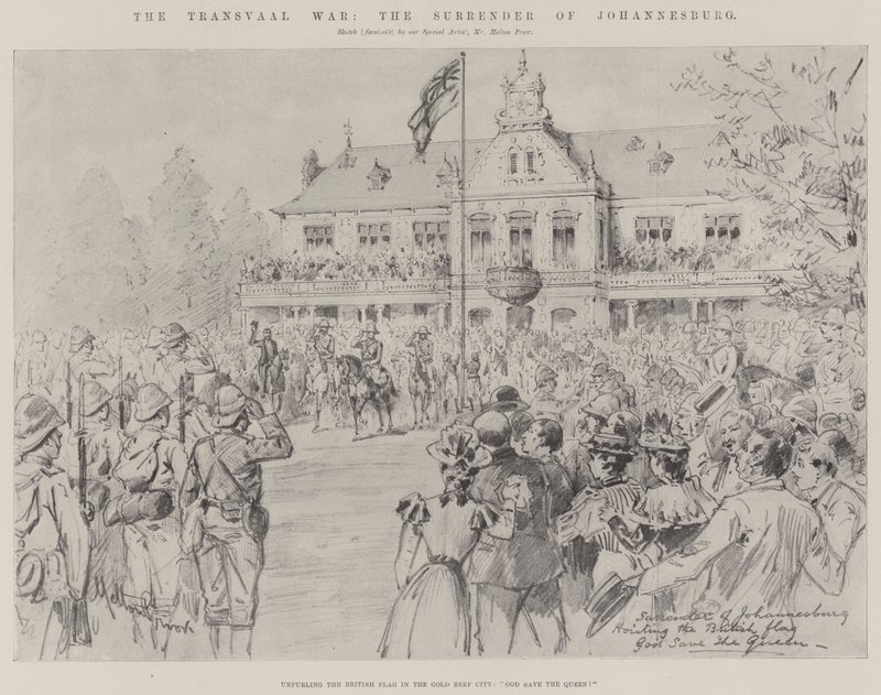 La Guerre du Transvaal, la Reddition de Johannesburg - Melton Prior