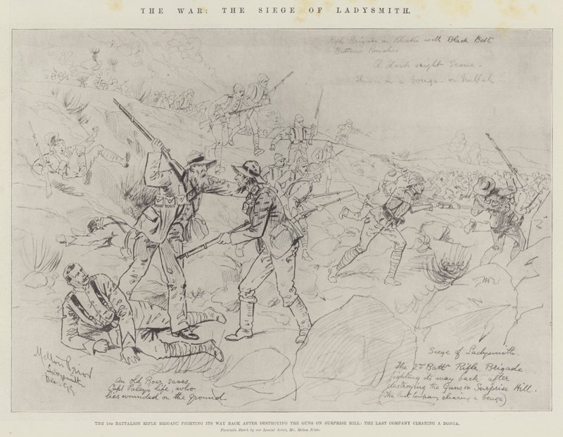 La guerre, le siège de Ladysmith - Melton Prior