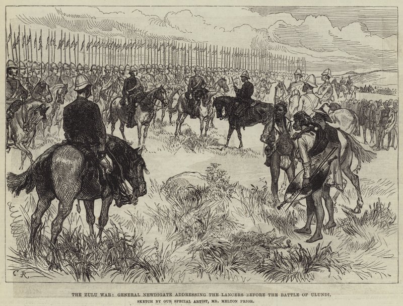 La guerre zouloue, le général Newdigate s