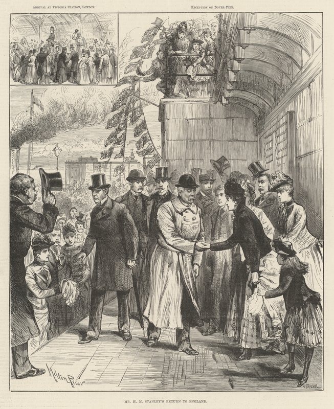 Le retour de M. H. M. Stanley en Angleterre - Melton Prior