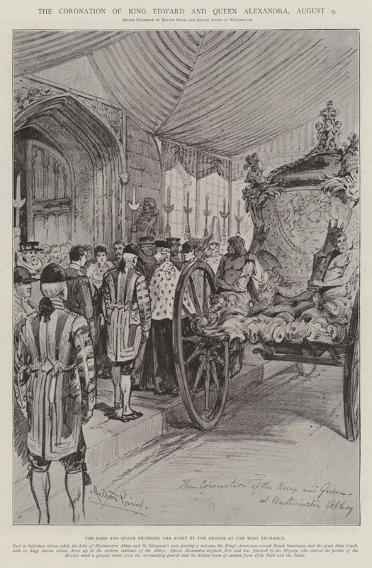Le couronnement du roi Édouard et de la reine Alexandra, 9 août - Melton Prior