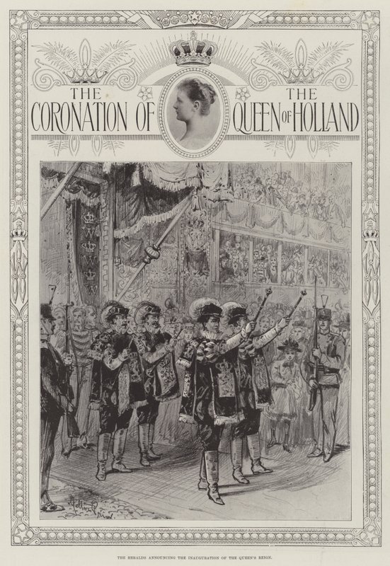 Le couronnement de la reine de Hollande - Melton Prior