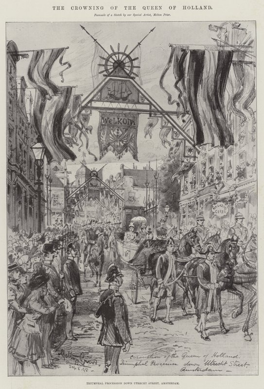 Le couronnement de la reine de Hollande - Melton Prior