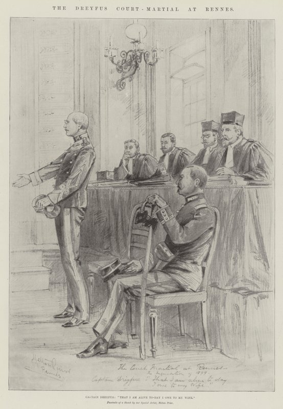 Le procès Dreyfus à Rennes - Melton Prior