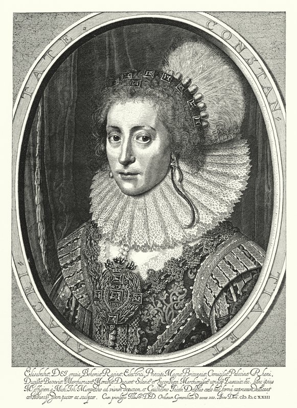 Élisabeth Stuart, Reine de Bohême - Michiel Jansz. van (after) Miereveld