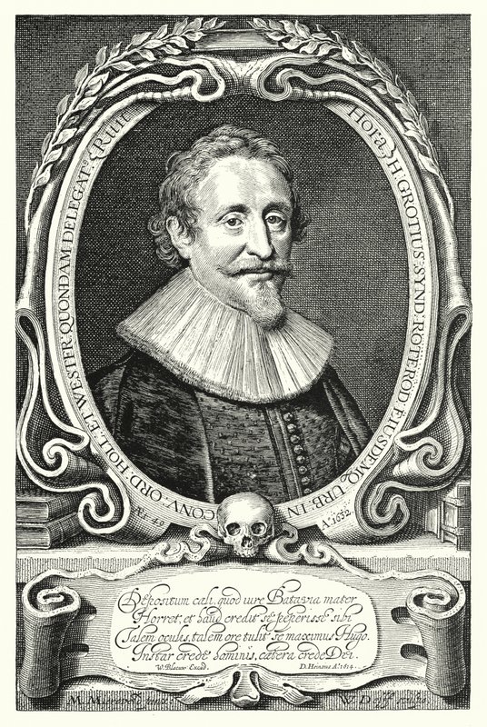 Hugo Grotius, juriste néerlandais, théologien, philosophe et auteur - Michiel Jansz. van (after) Miereveld