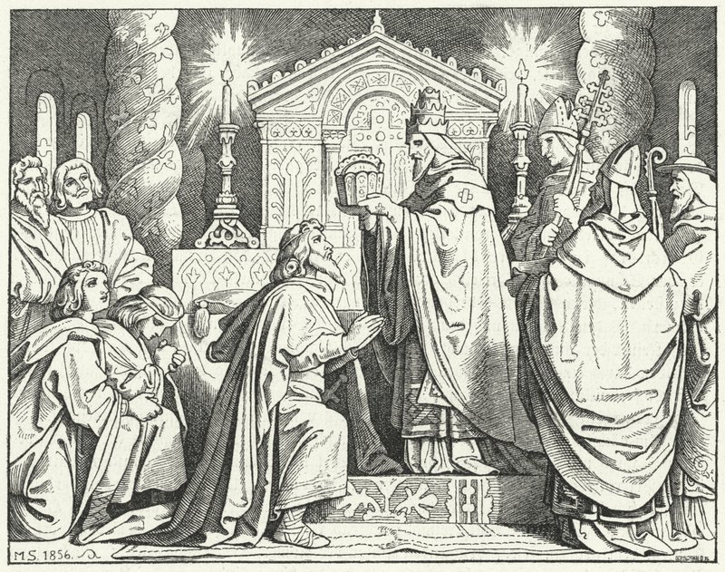 Couronnement de Charlemagne en tant qu