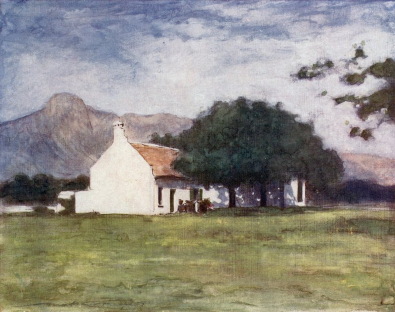 Ferme fruitière de Cecil J Rhodes à Paarl - Mortimer Ludington Menpes
