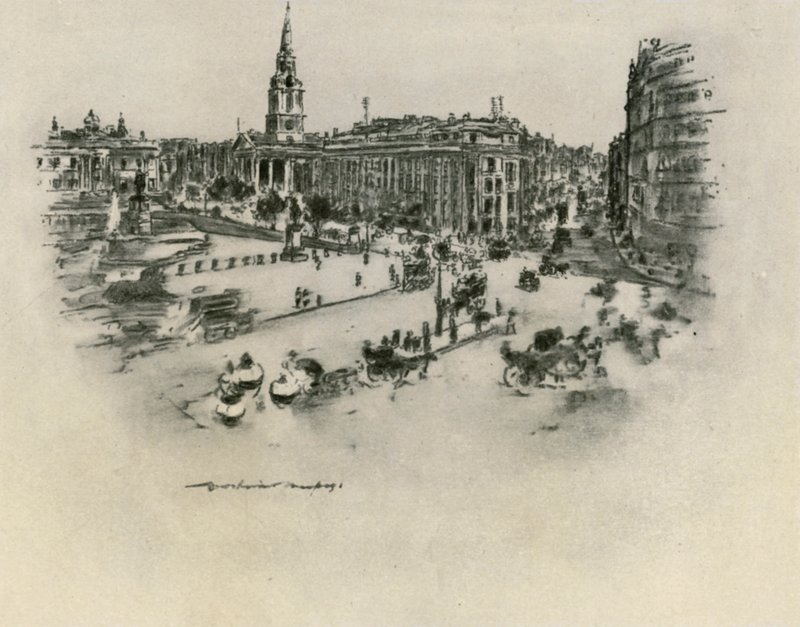 Trafalgar Square - Mortimer Ludington Menpes