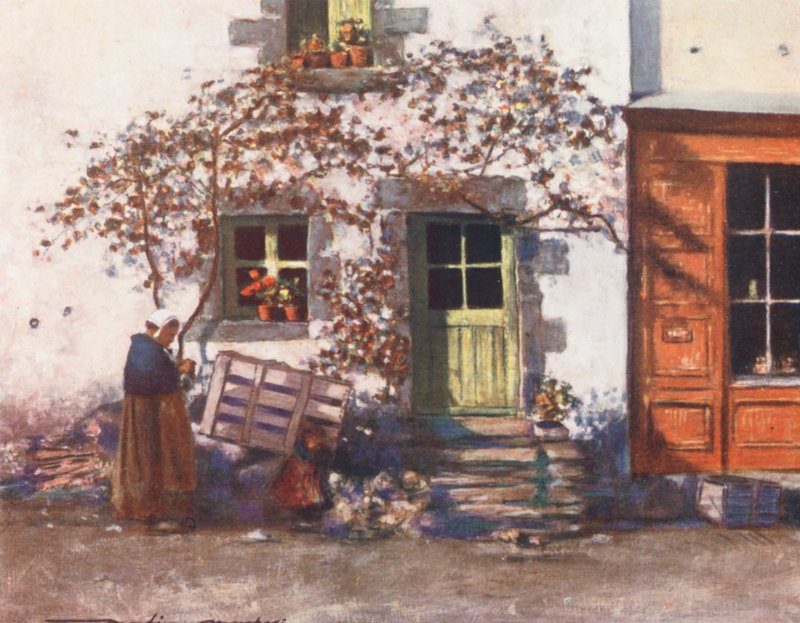 Un Cottage à Rochefort-en-Terre - Mortimer Ludington Menpes