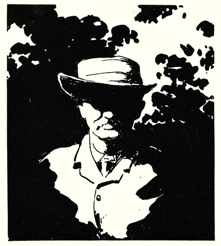 Cecil J Rhodes dans son jardin, Kenilworth, Kimberley - Mortimer Ludington Menpes
