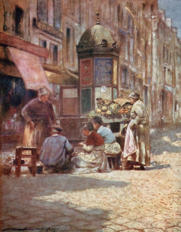 Épluchage de Pommes de Terre - Mortimer Ludington Menpes