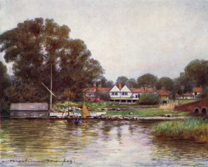 Le jardin de roses à Sonning - Mortimer Ludington Menpes