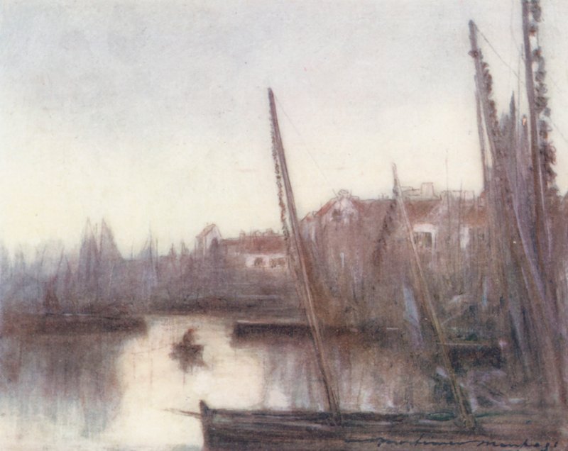 La flotte de sardines, Concarneau - Mortimer Ludington Menpes