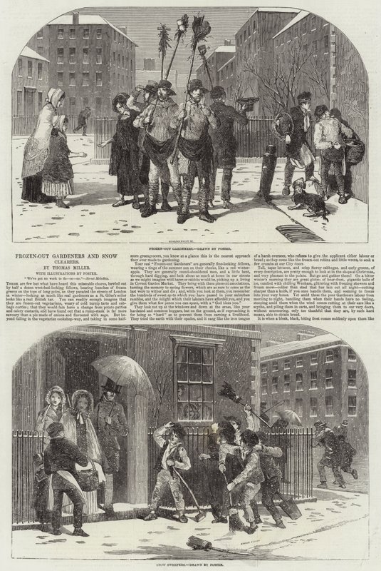 Jardiniers gelés et déneigeurs - Myles Birket Foster