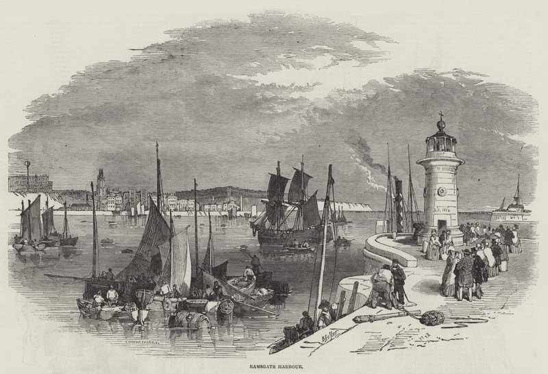 Port de Ramsgate - Myles Birket Foster