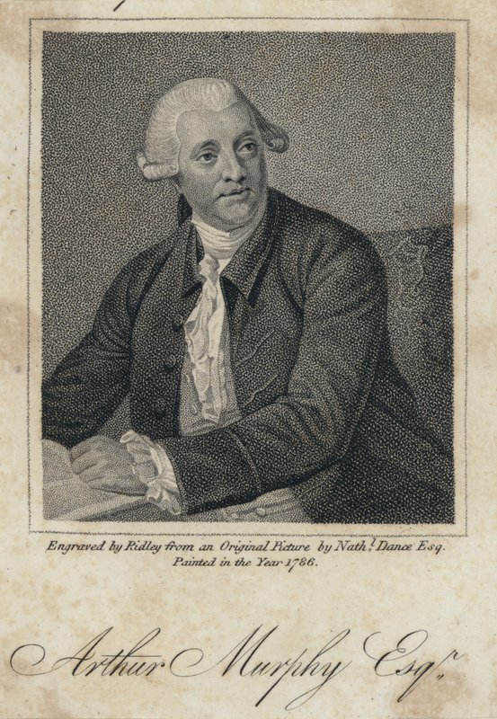 Arthur Murphy, écrivain irlandais (gravure) - Nathaniel (after) Dance Holland