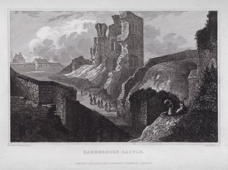 Château de Scarborough - Nathaniel (after) Whittock