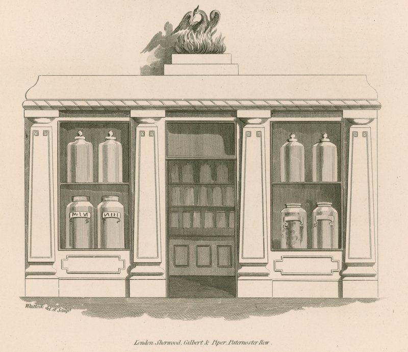 Pharmacie, Great Russell Street, Bloomsbury - Nathaniel Whittock