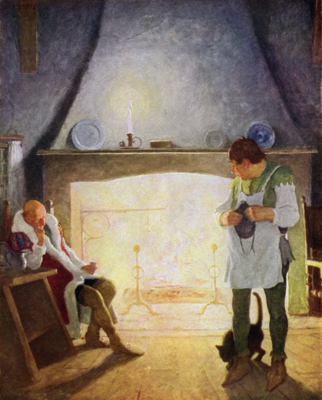 Illustration pour La Flèche noire de Robert Louis Stevenson - Newell Convers Wyeth