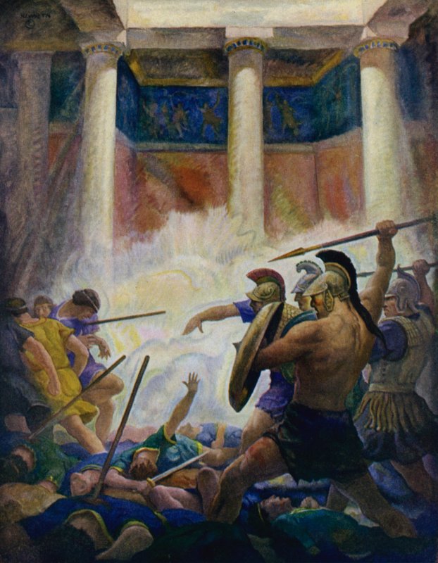 Odyssée : Le massacre des prétendants - Newell Convers Wyeth