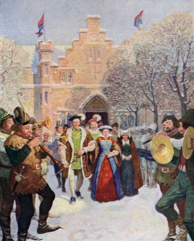 Illustration pour La Flèche noire par Robert Louis Stevenson - Newell Convers Wyeth