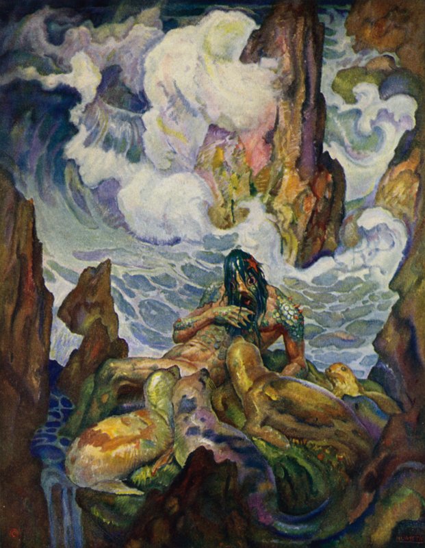 Odyssée : Protée, le vieil homme de la mer - Newell Convers Wyeth