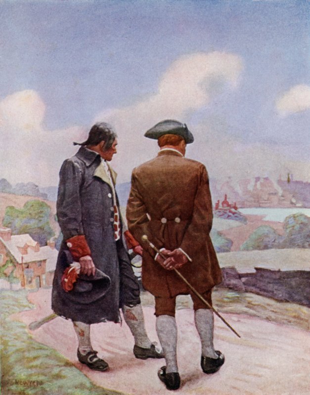 Illustration pour Kidnapped de Robert Louis Stevenson - Newell Convers (after) Wyeth