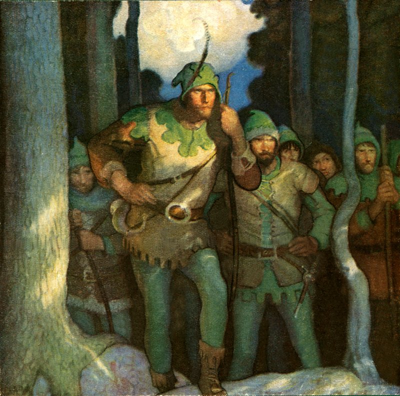 Robin des Bois et ses joyeux compagnons - Newell Convers Wyeth
