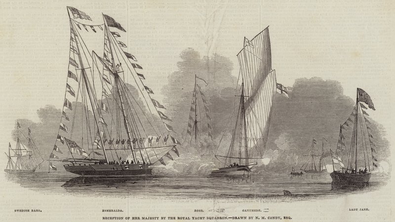 Réception de Sa Majesté par le Royal Yacht Squadron - Nicholas Matthews Condy