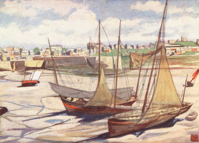Le port à marée basse, Granville - Nico Jungmann