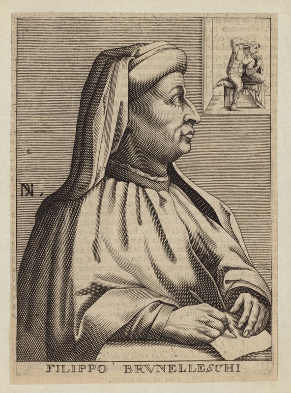 Filippo Brunelleschi, architecte et ingénieur italien - Nicolas II de Larmessin