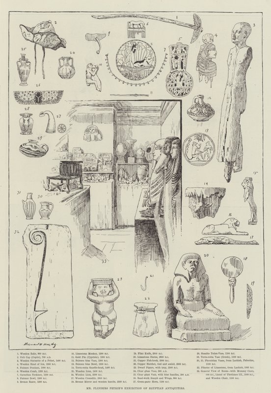 Exposition des antiquités égyptiennes de M. Flinders Petrie - Norman Hardy