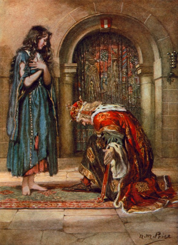 Tennyson, La Mendiante - Norman Mills (after) Price