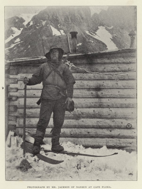 Photographie de M. Jackson de Nansen au Cap Flora - Norwegian Photographer