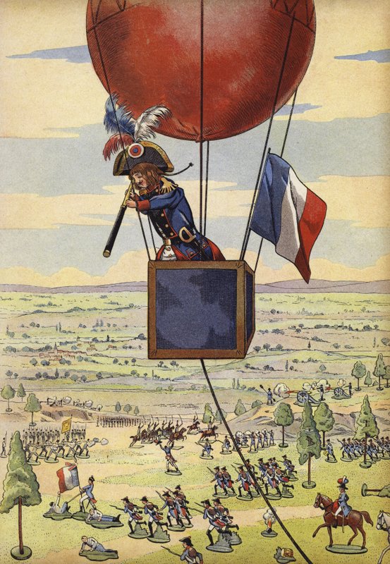 Bataille de Fleurus avec ballon - Onfray de Breville Job