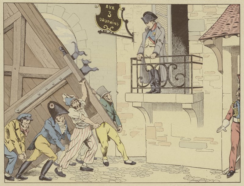 La ville de Grenoble ouvre ses portes à Napoléon à son retour d