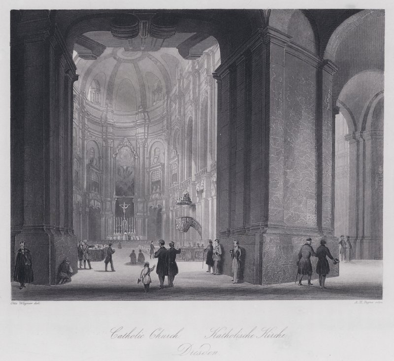 Église catholique, Dresde - Otto (after) Wagner